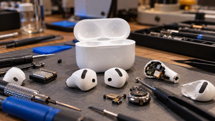 Первые AirPods, которые можно починить: что Apple изменила в AirPods 5. Фото.