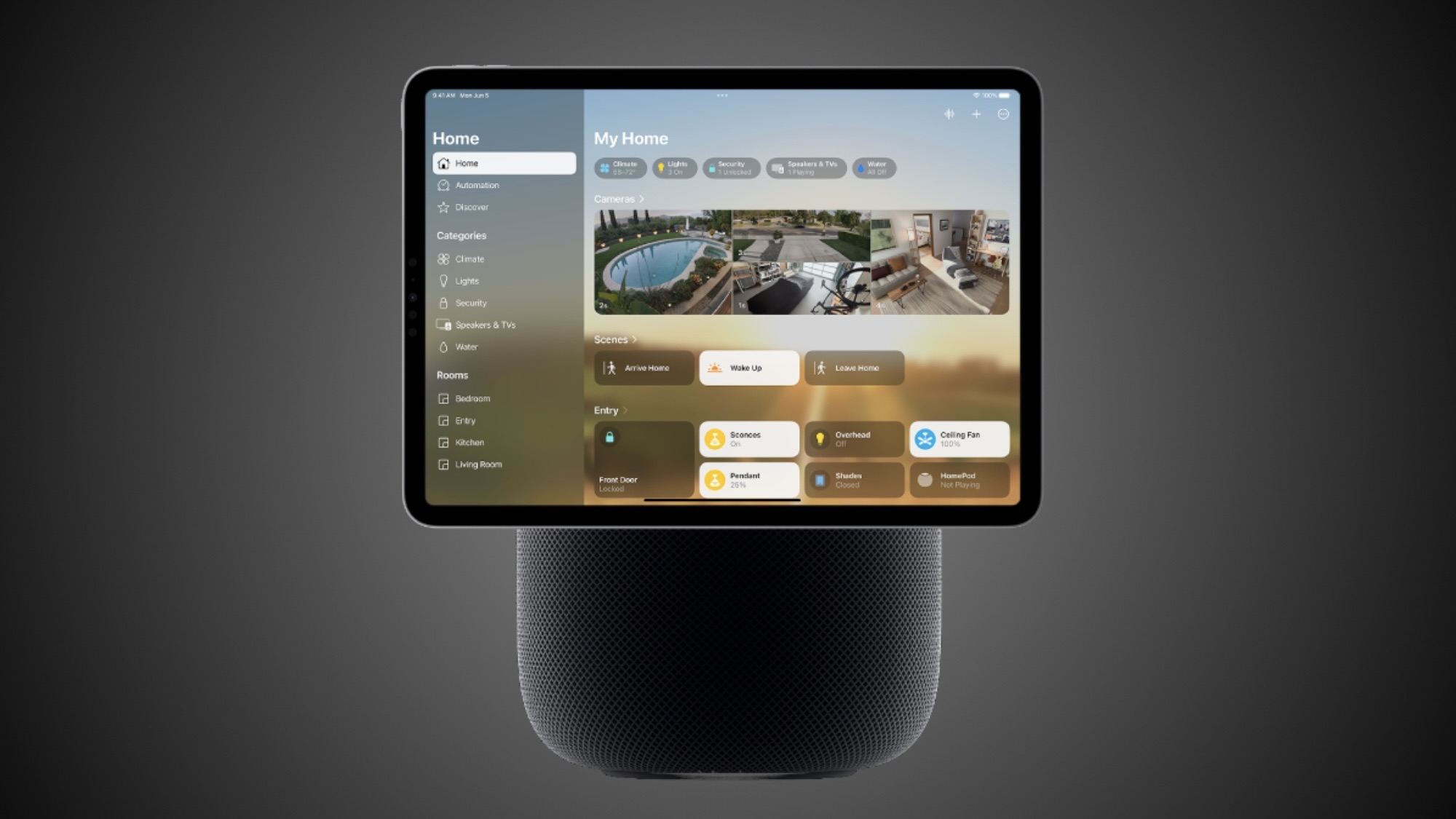 Рендер домашнего хаба Apple