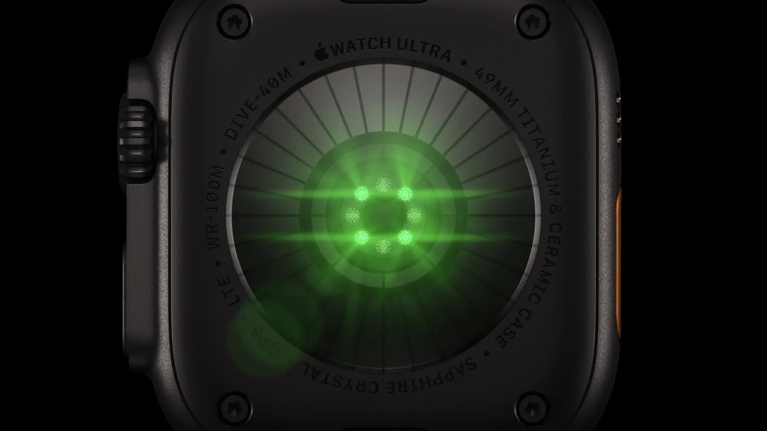 Новый датчик измерения пульса в Apple Watch Ultra 4