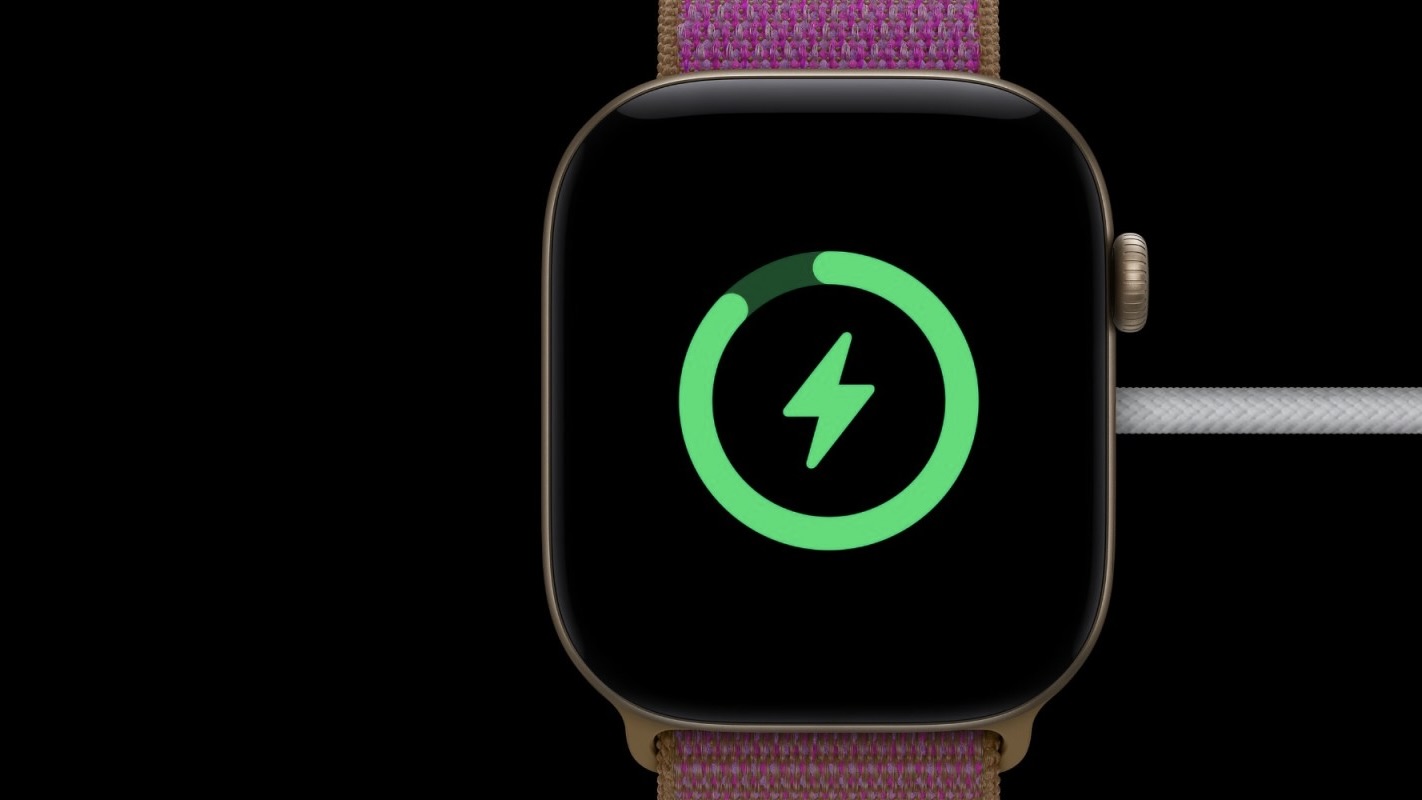 Apple Watch Series 12 на зарядке