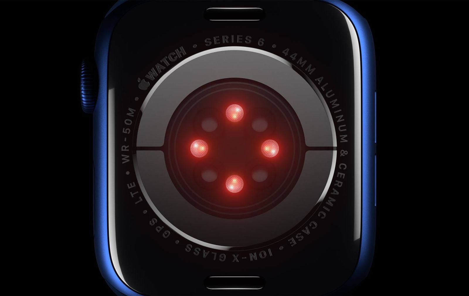 Что это значит для будущих Apple Watch. Классический датчик пульса и SpO2 в Apple Watch. Фото.