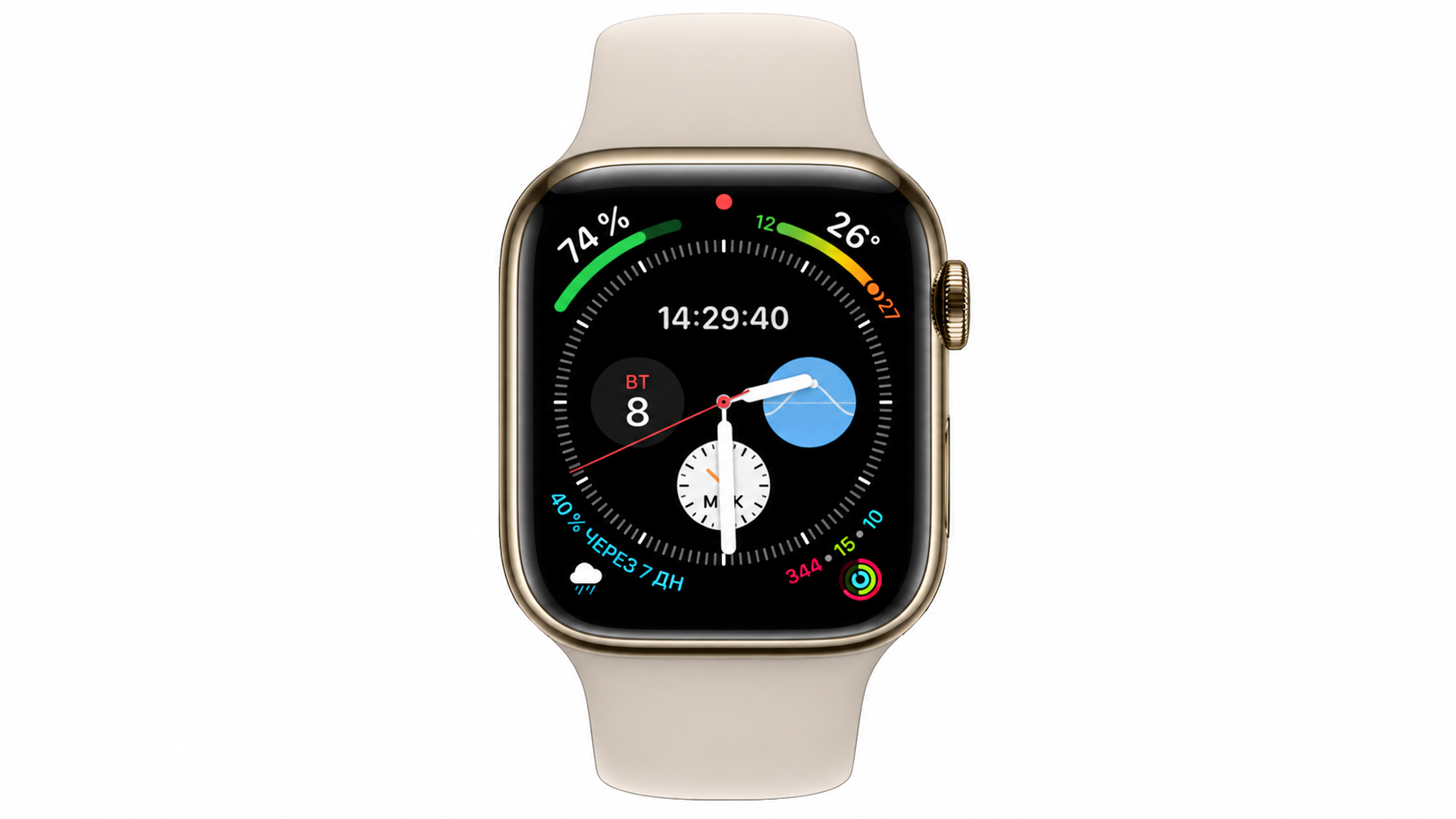 Сделайте циферблат по-настоящему информативным. Циферблат хронографа с разными расширениями. Фото.