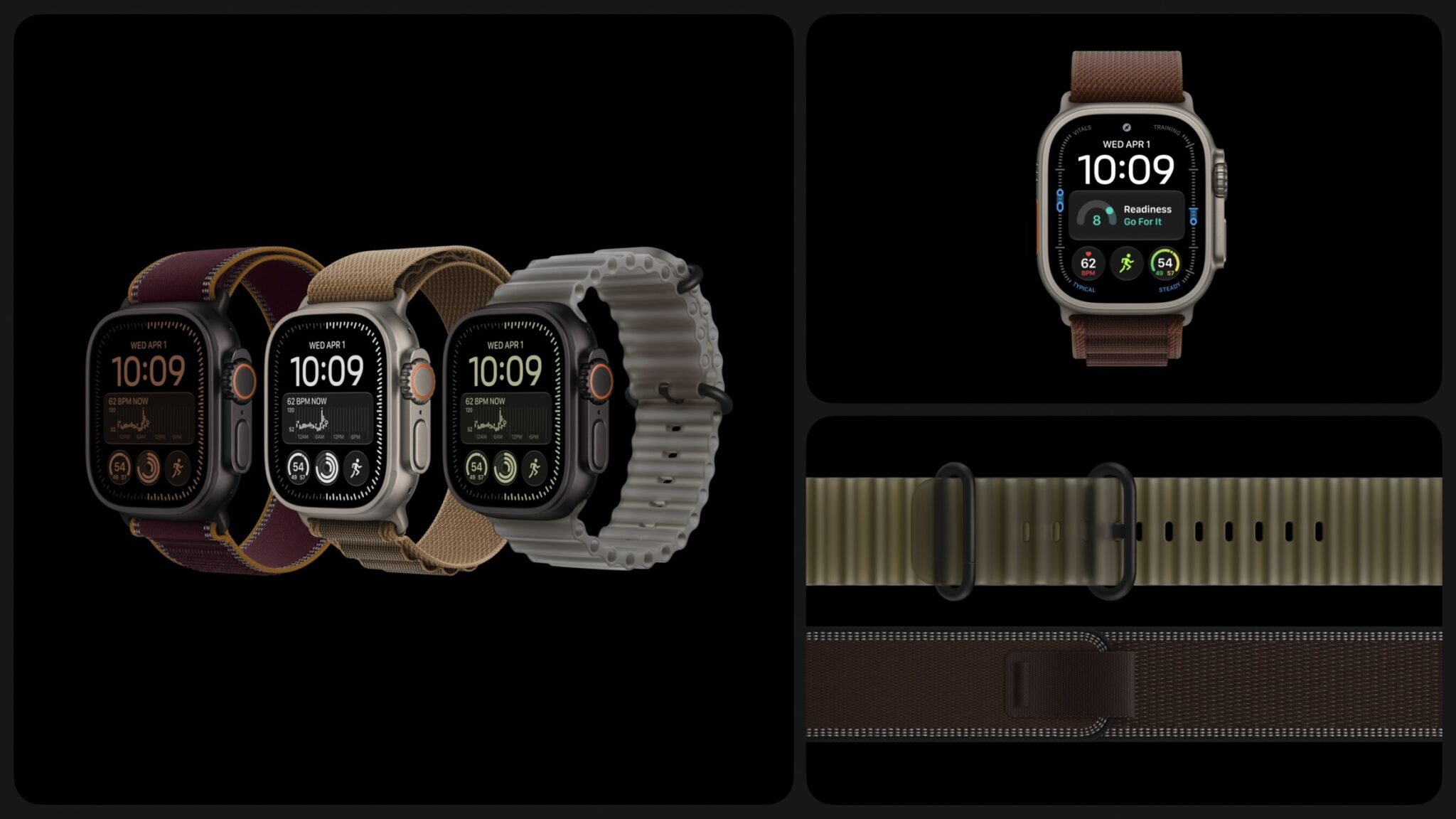 Дизайн остался прежним, и я не в обиде. Новые ремешки для Apple Watch Ultra. Фото.
