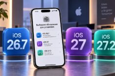 iOS 27, iOS 27.2 или iOS 26.7 — какое обновление лучше для Айфона прямо сейчас. iOS 27, iOS 27.2 или iOS 26.7 — какое обновление лучше для Айфона прямо сейчас. Фото.