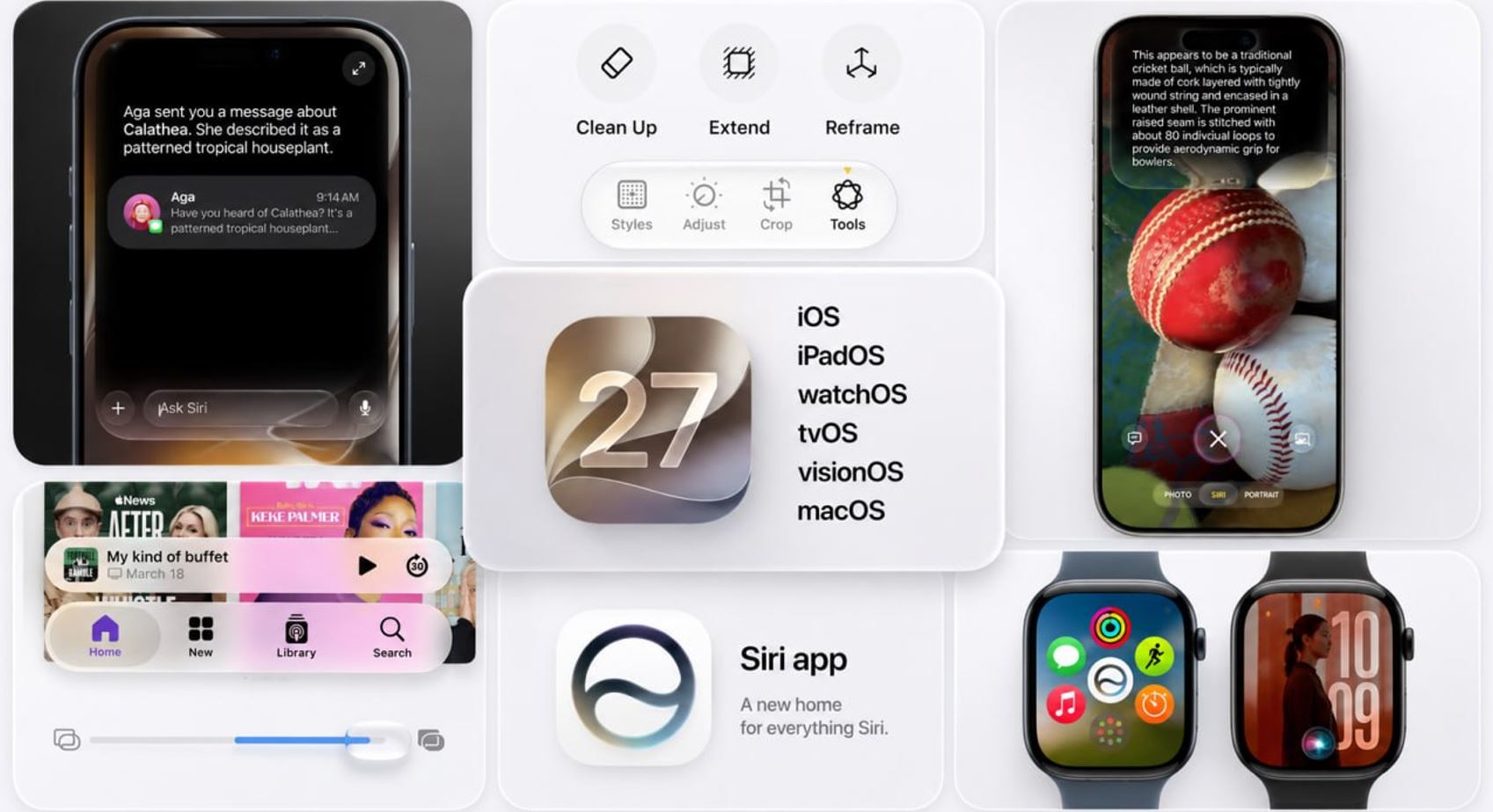 Новые функции iOS 27