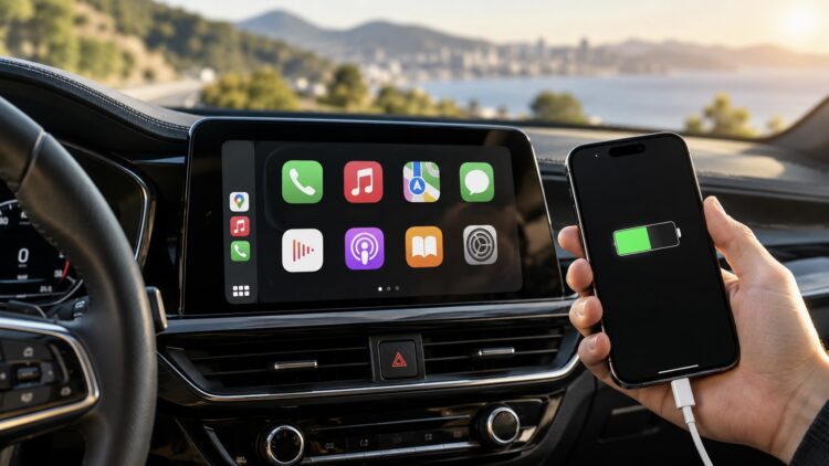 Что будет с батареей iPhone при частом использовании CarPlay. Фото.