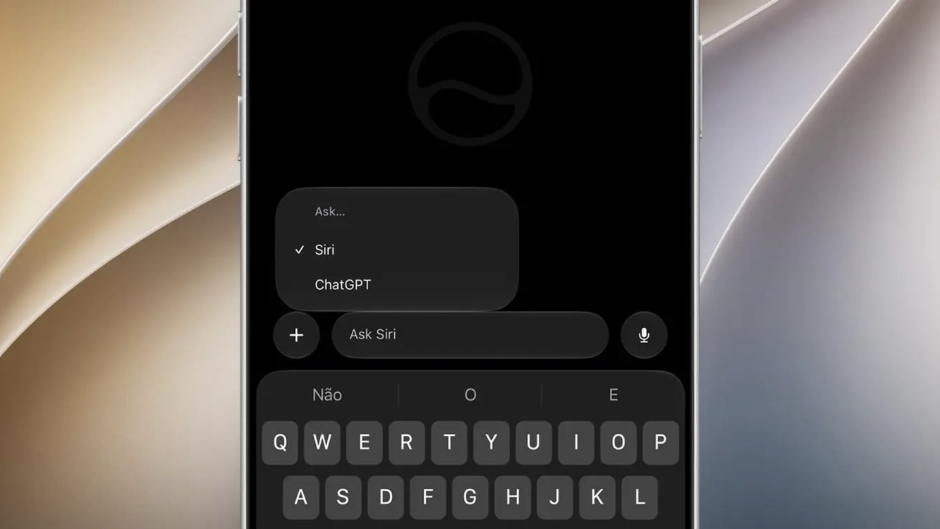 Переключение на ChatGPT на iPhone