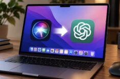 Как заменить Siri AI на ChatGPT на компьютерах Mac с macOS 27. Фото.