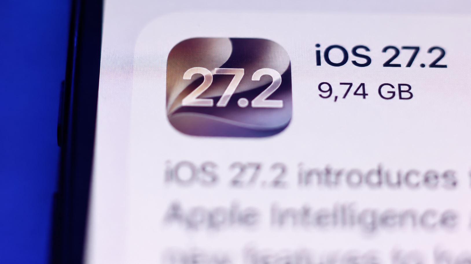 Обновление iOS 27.2 в настройках Айфона