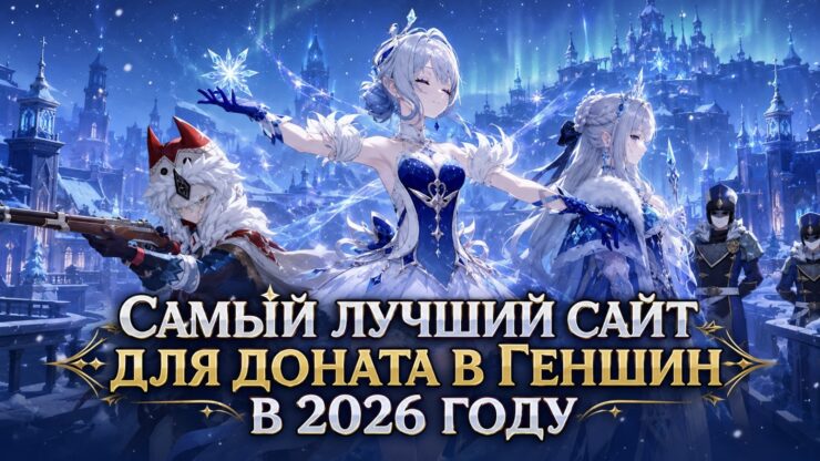 Самый лучший сайт для доната в Геншин в 2026 году. Фото.