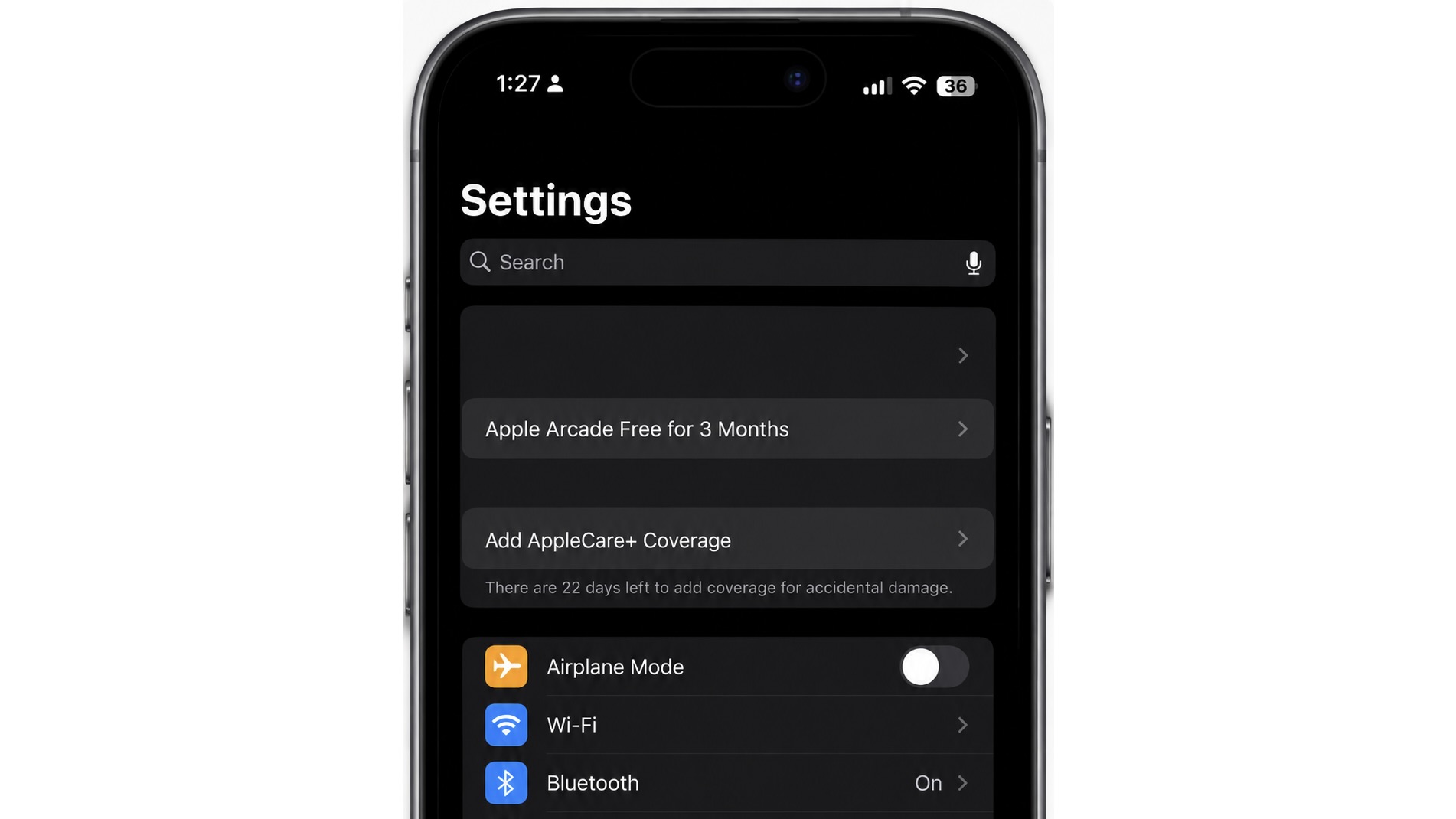 Другие уведомления в настройках iPhone
