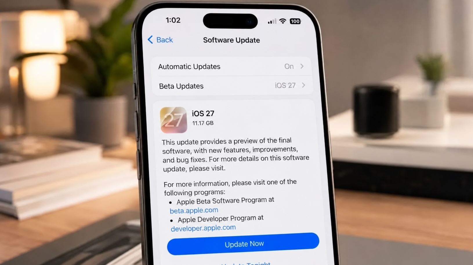 Установка iOS 27 на Айфон