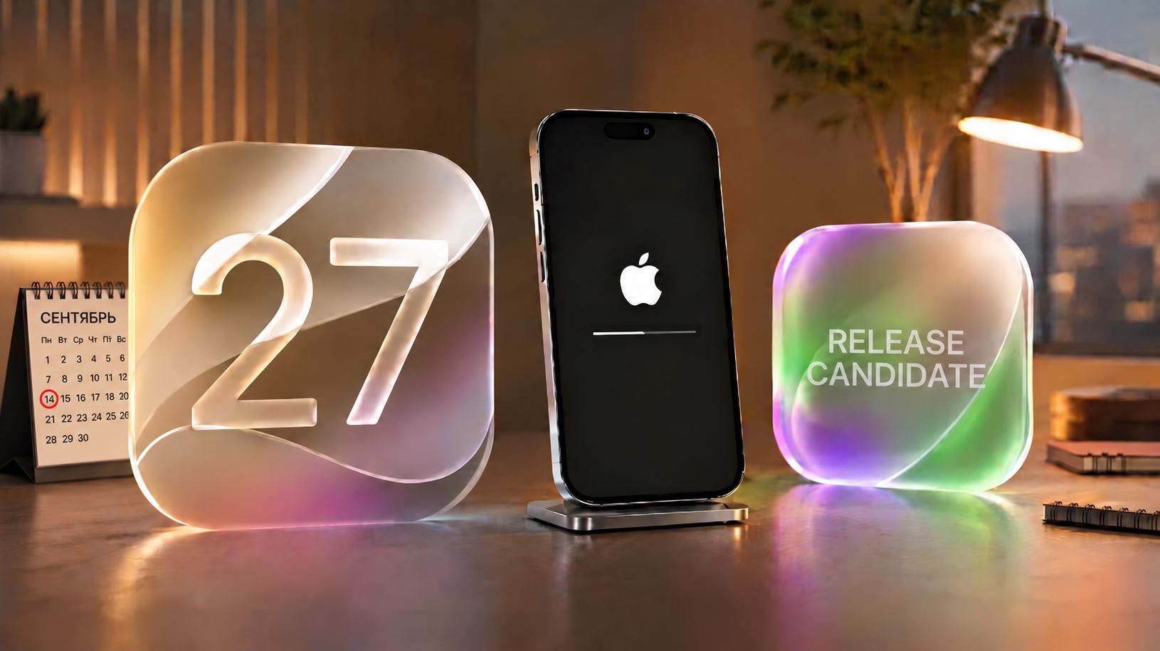 Вышла iOS 27 RC. Обновление для всех выйдет 14 сентября. Фото.