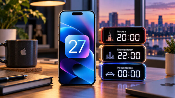 Во сколько выйдет iOS 27: точное время релиза в России и мире. Фото.