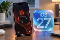 Что делать, если айфон греется и быстро разряжается после установки iOS 27. Фото.