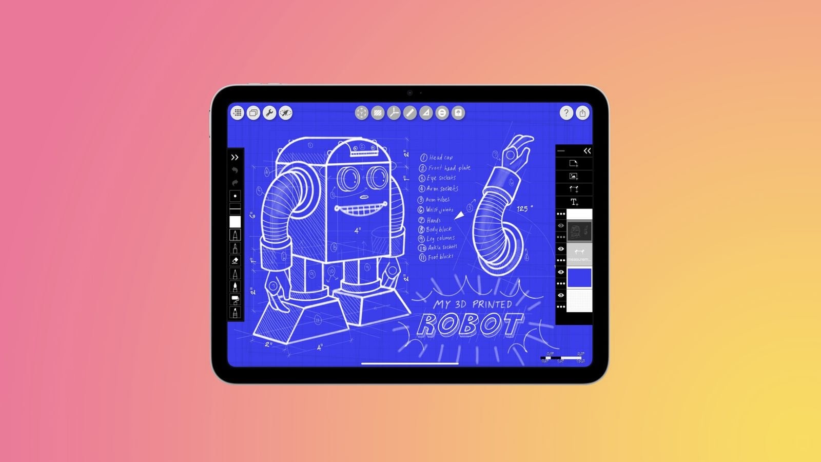 Рендер экрана iPad 12