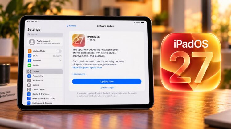 iPadOS 27 доступна для загрузки: что нового, какие iPad поддерживают и стоит ли обновлять планшет. Фото.