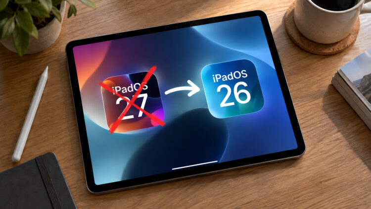 Как откатить iPad с iPadOS 27 на iPadOS 26. Фото.