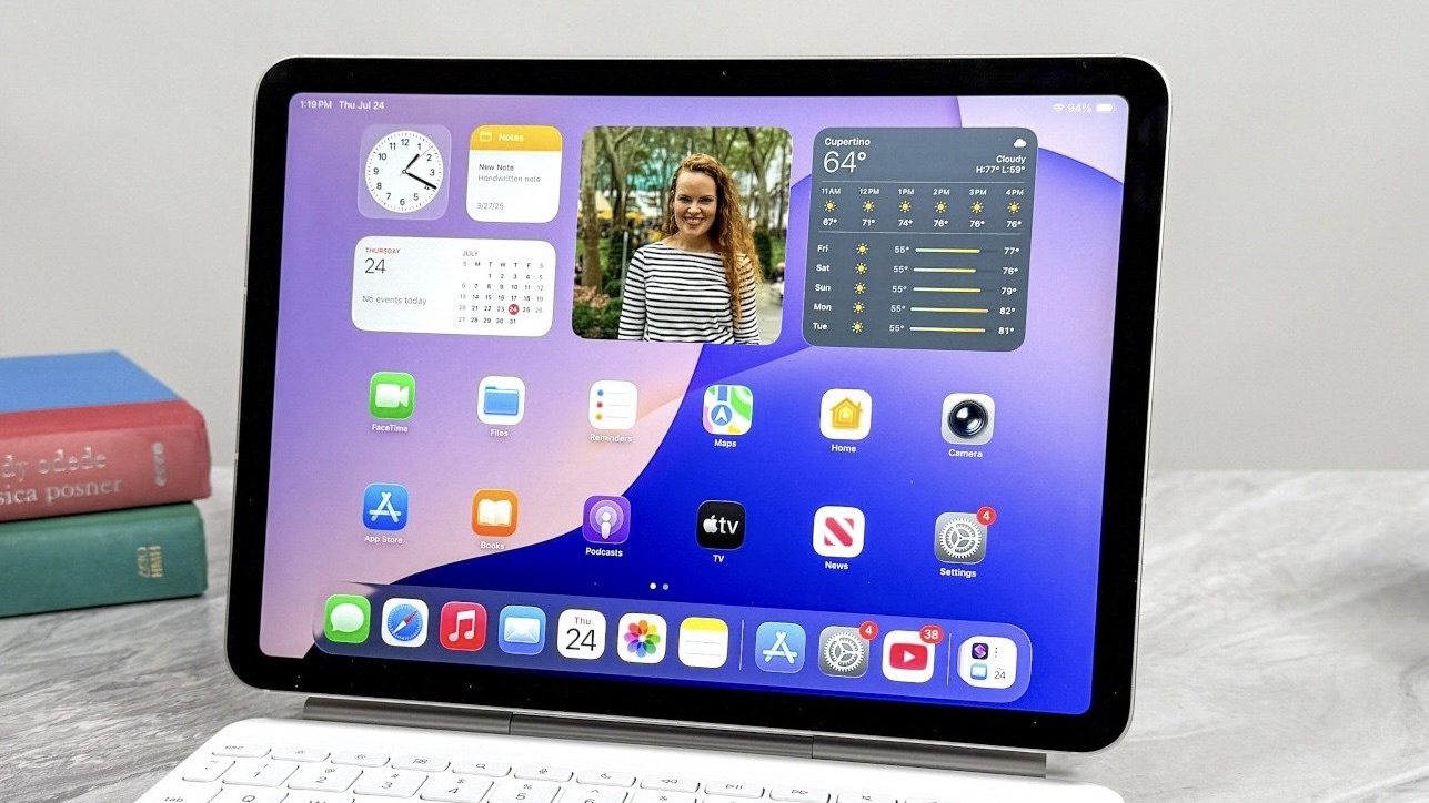 iPad, работающий на iPadOS 26