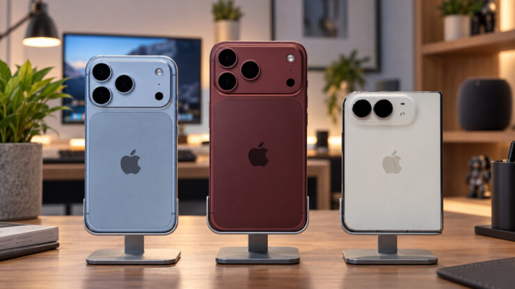 Насколько большой iPhone Duo на самом деле. Сравнили раскладной Айфон с обычными. Фото.