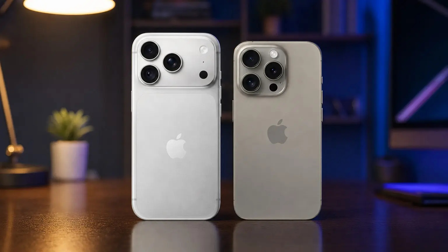 iPhone 18 Pro рядом с iPhone 15 Pro