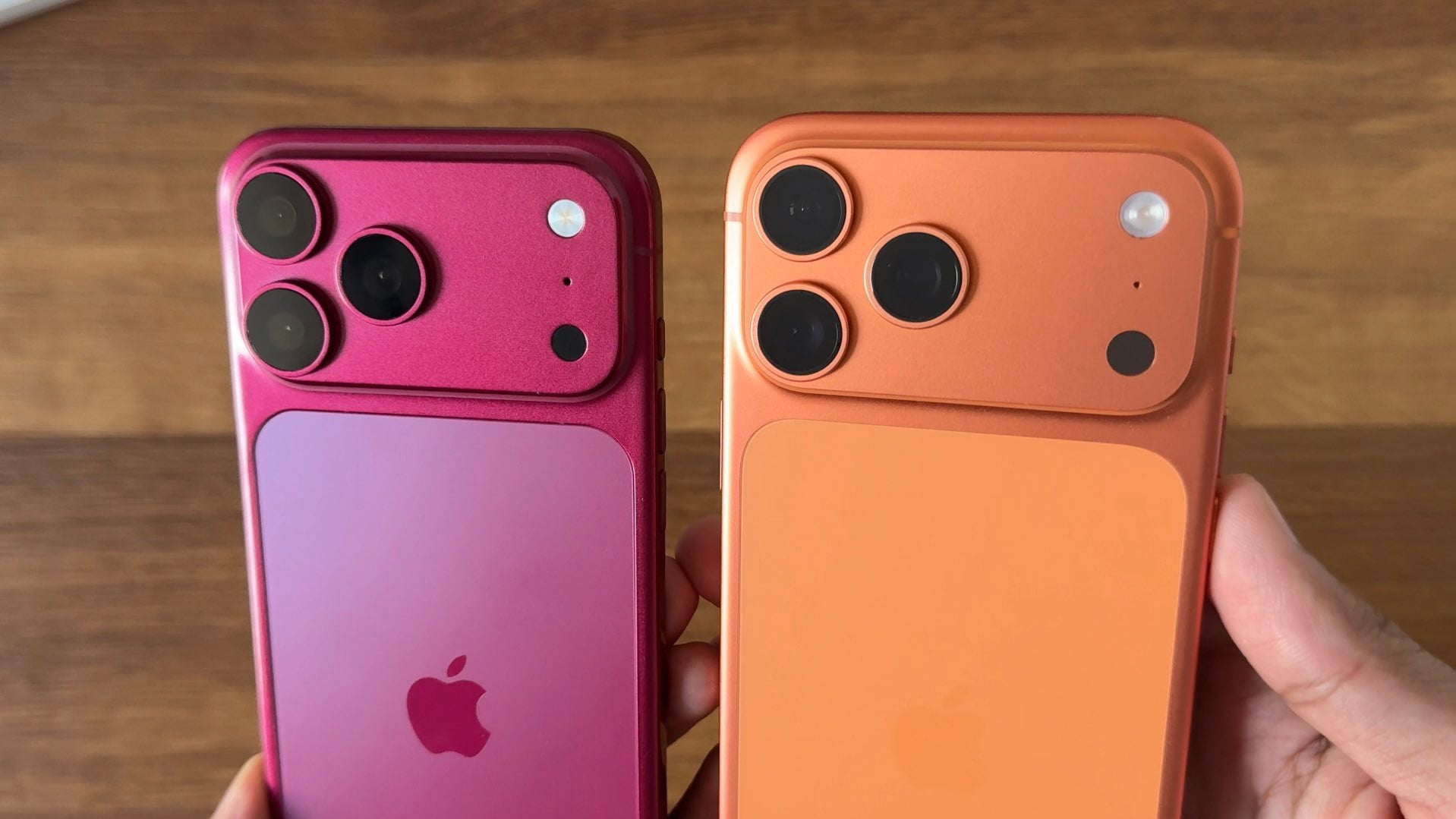 iPhone 18 Pro рядом с iPhone 17 Pro