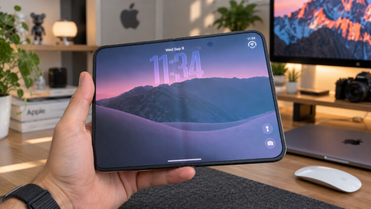 Apple рассказала, видно ли складку на экране iPhone Duo. Фото.