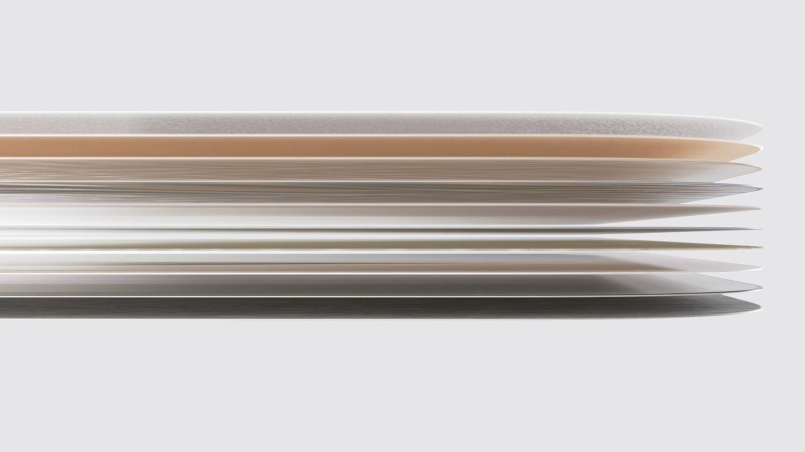 Что Apple спрятала под внутренним экраном. Несколько слоев экрана iPhone Duo, который показала Apple. Фото.