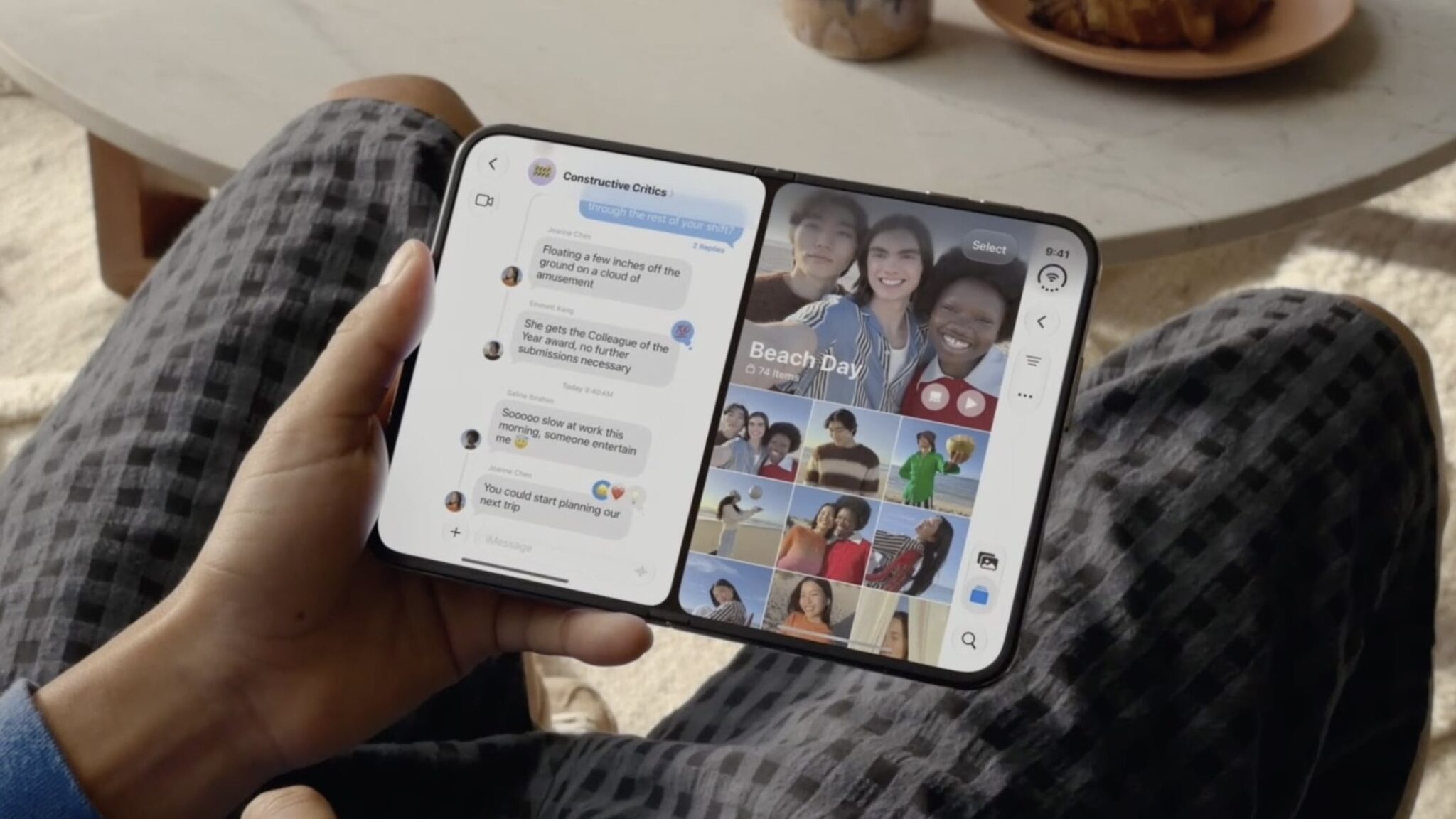 Большой внутренний экран iPhone Duo