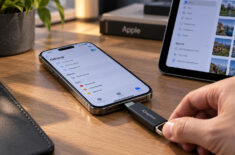 Что будет, если просто выдернуть флешку или внешний диск из iPhone или iPad, а не безопасно извлечь. Фото.