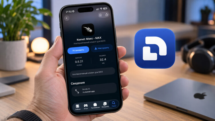 Как установить МАКС на iPhone с историями и другими фишками, как на Android. Фото.
