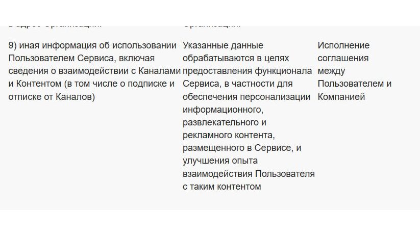 Новый пункт в политике конфиденциальности МАКС