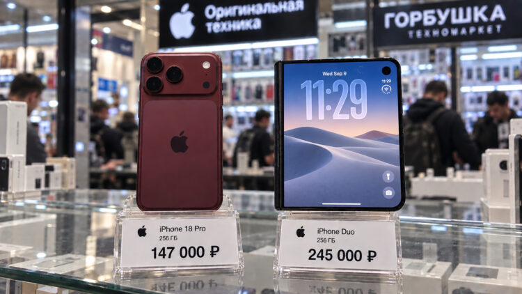 Сколько стоит iPhone 18 Pro, iPhone 18 Pro Max и iPhone Duo в России. Фото.
