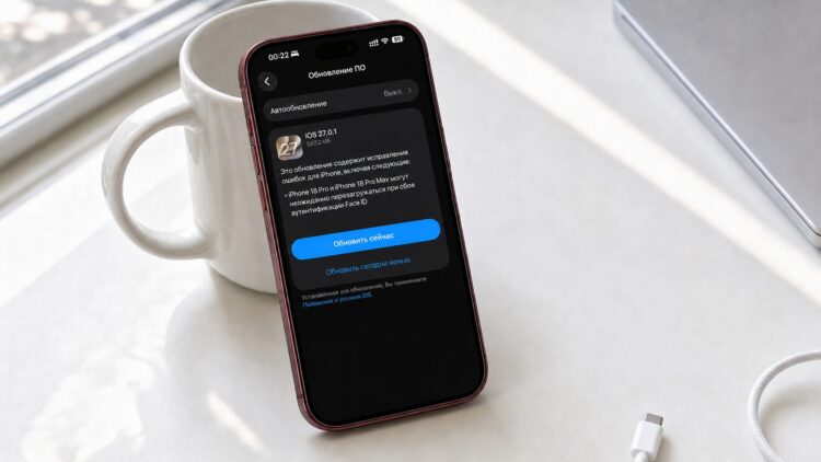 Вышла iOS 27.0.1: что исправили и стоит ли обновляться. Фото.