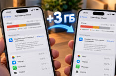 Как я освободил 3 ГБ памяти на iPhone за минуту. Фото.