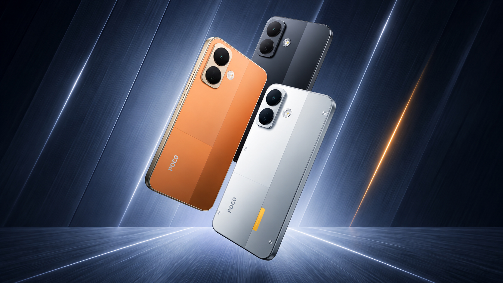 POCO X8 в трех цветах