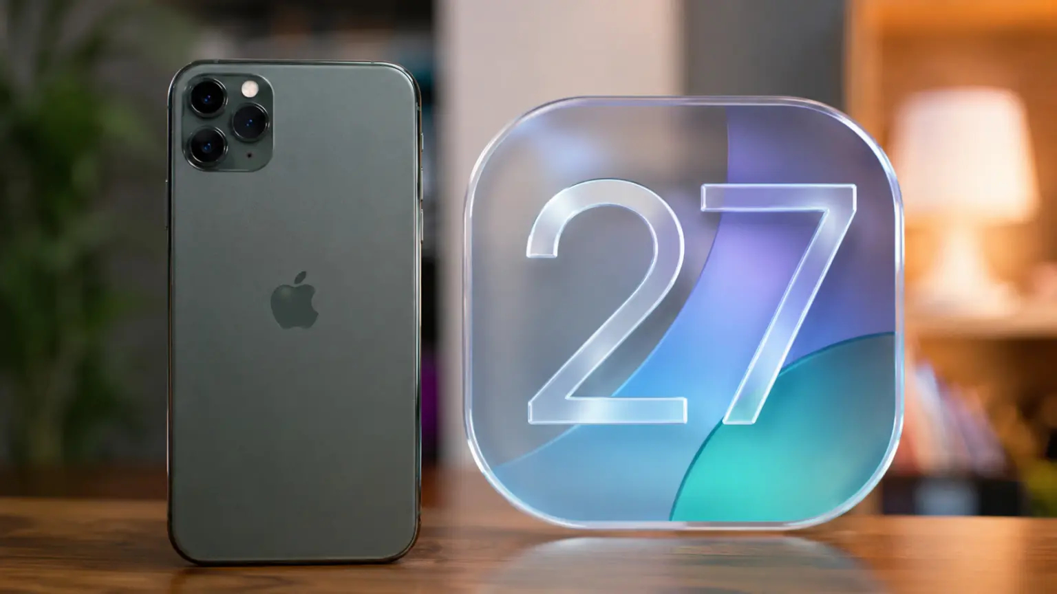 iOS 27 рядом с iPhone 11 Pro Max