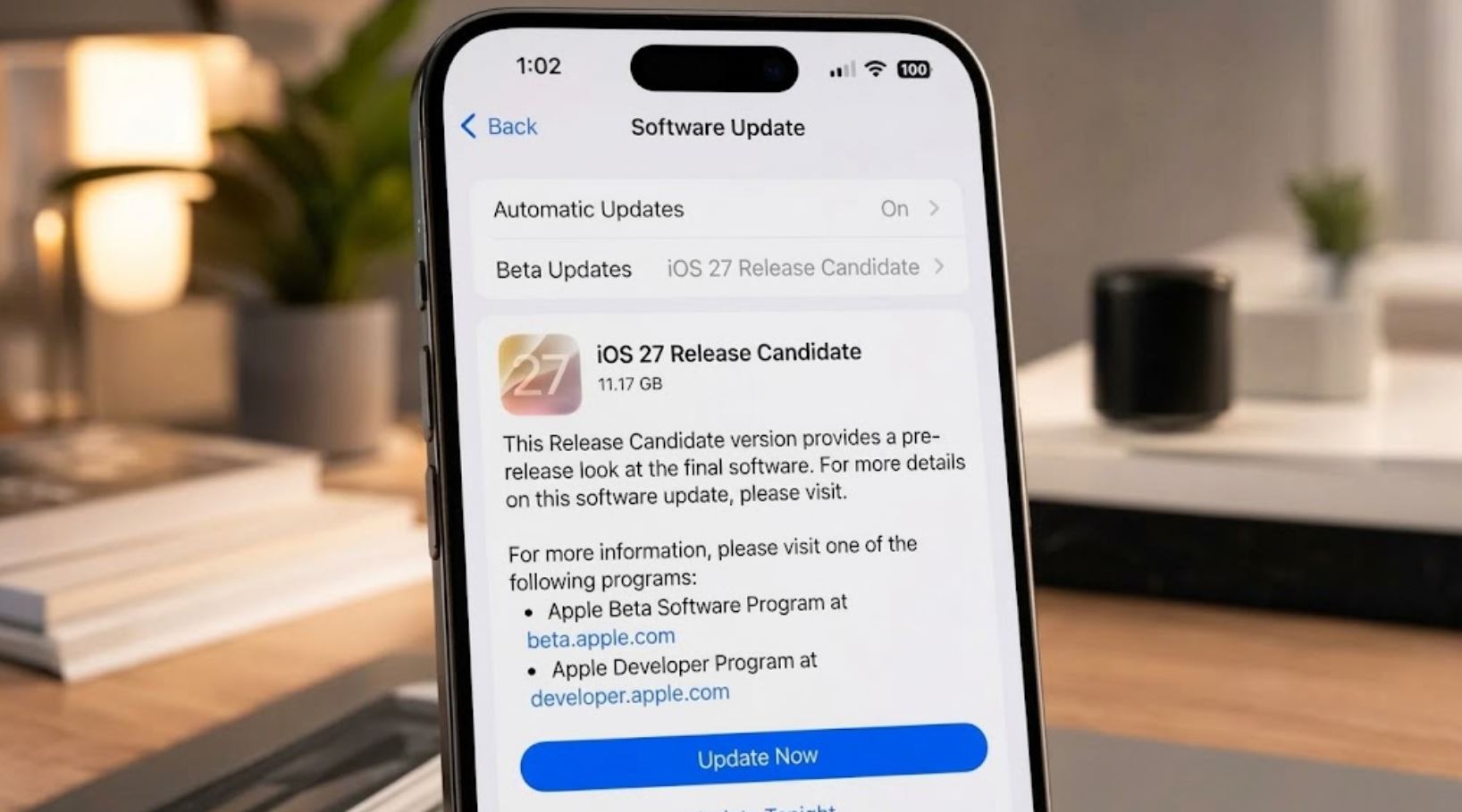 Как установить iOS 27 RC на Айфон. Обновление уже доступно в настройках Айфона. Фото.