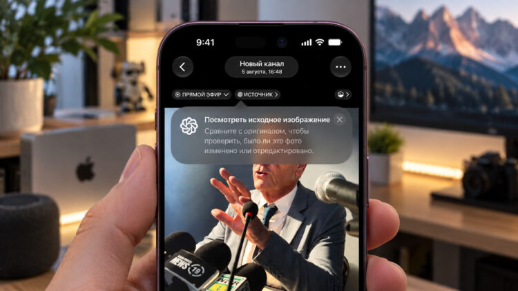 Apple рассказала, как iPhone 18 Pro и iPhone 18 Pro Max отличают реальное фото от ИИ. Фото.