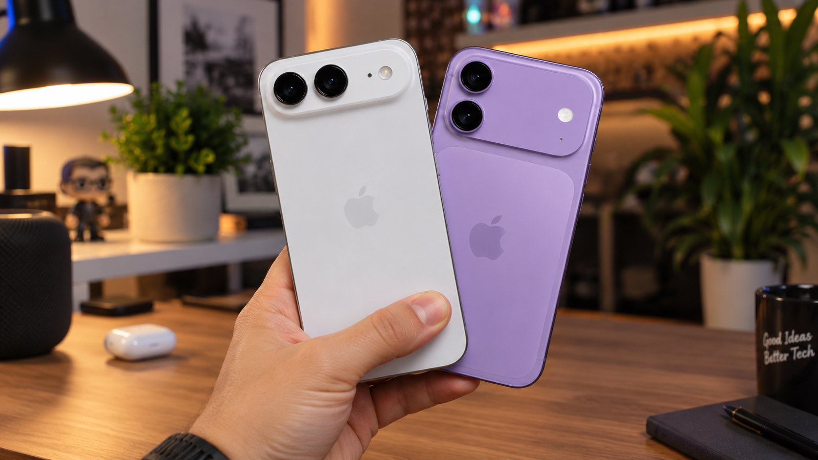 Что мы знаем про шесть iPhone. Рендеры iPhone Air 2 и iPhone 18. Фото.