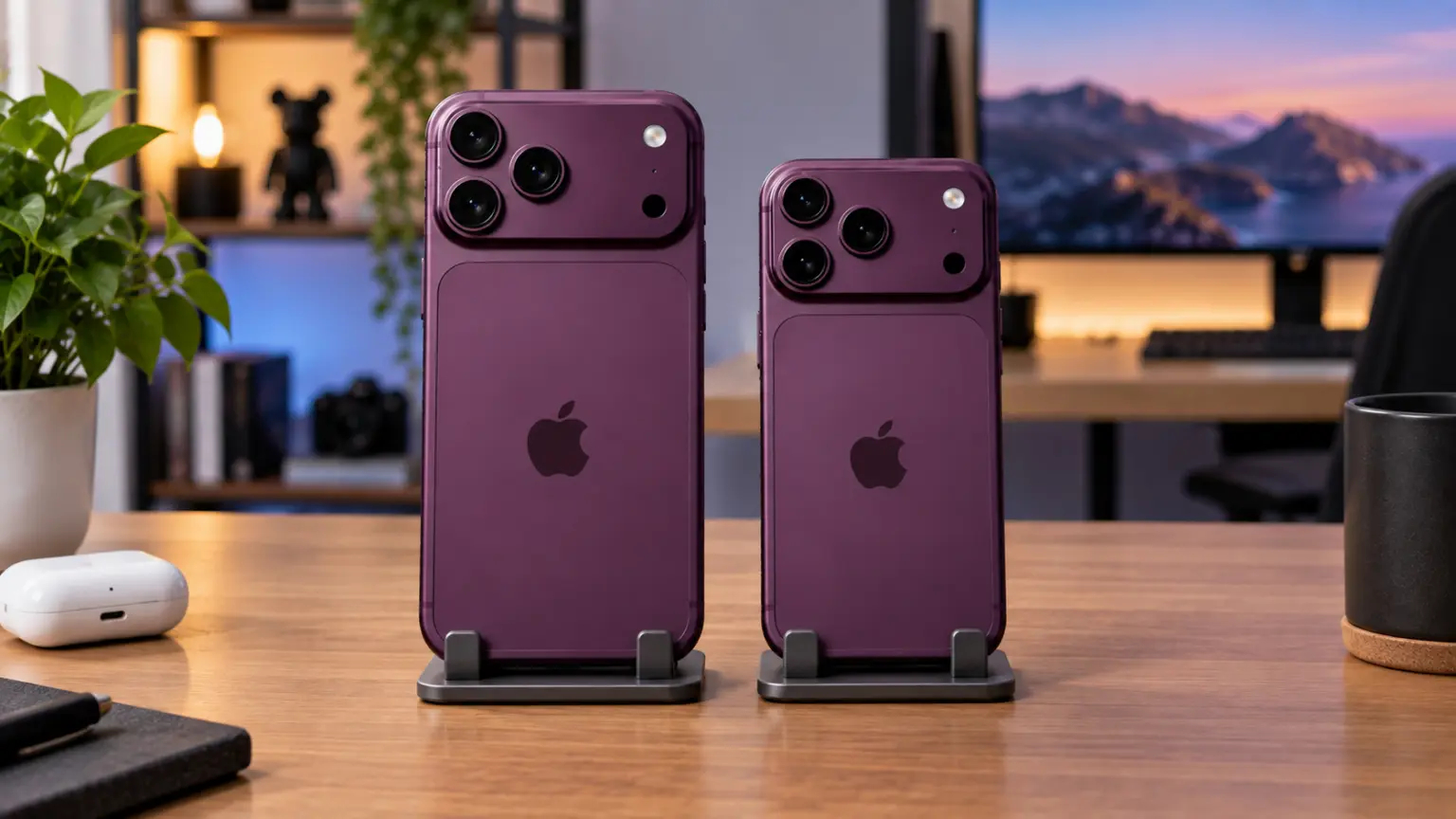 Что мы знаем про шесть iPhone. Рендеры iPhone 18 Pro и iPhone 18 Pro Max. Фото.