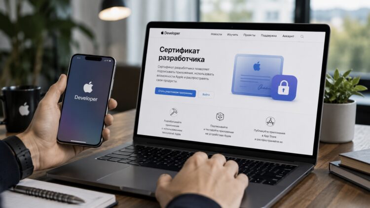Сертификат разработчика Apple: что это такое, зачем он нужен и где его взять. Фото.