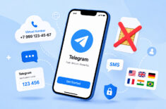 Регистрация в Telegram без номера: 4 способа в 2026 году. Фото.