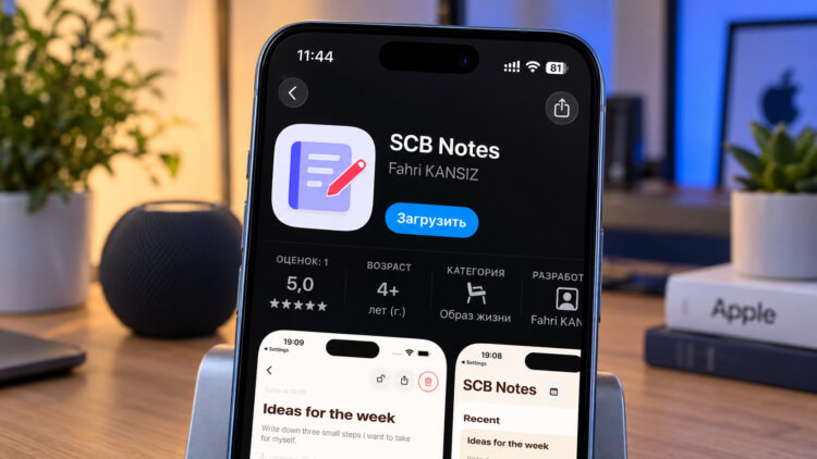 Как скачать Совкомбанк на iPhone: новое приложение SCB Notes из App Store. Фото.
