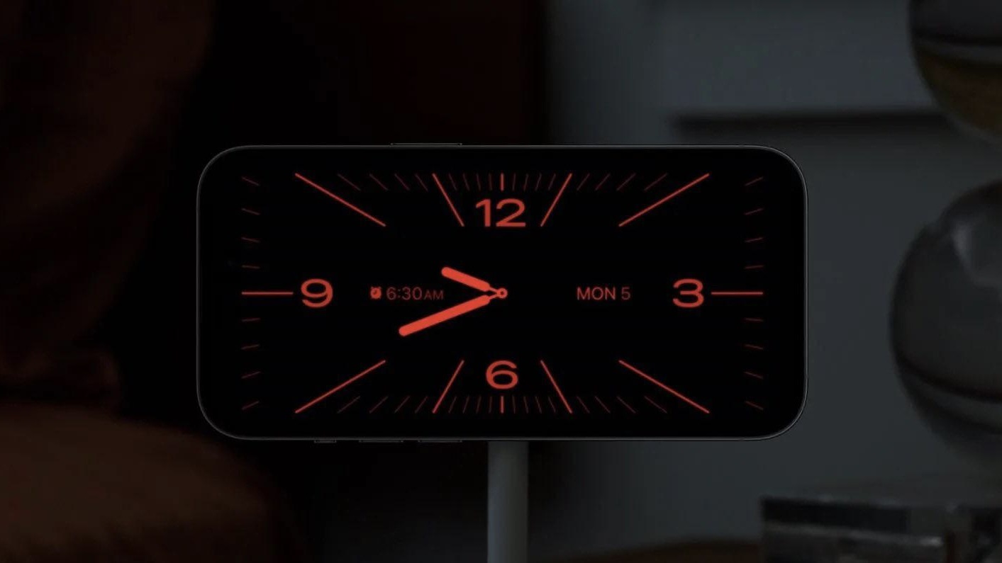 Ночной режим в режиме ожидания на iPhone