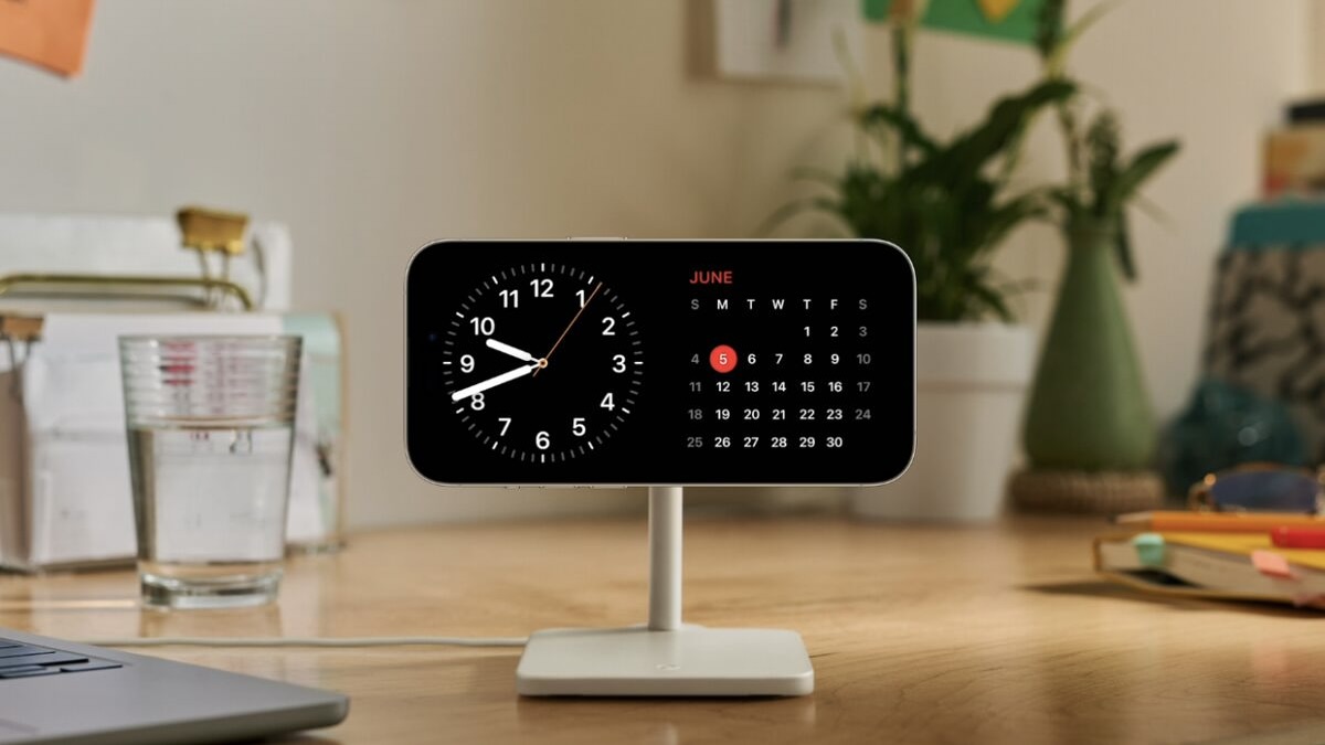 Обычный дневной режим ожидания на iPhone