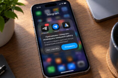 В Telegram нашли невидимый стикер, который убивает приложение. Фото.