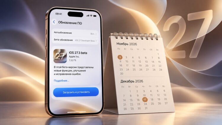 Когда выйдет iOS 27.3: дата первой беты, релиза для всех и что появится на iPhone. Фото.