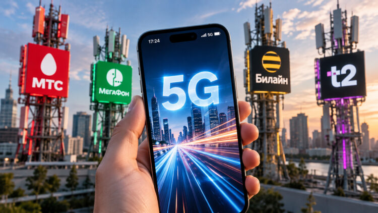 У какого оператора самый быстрый 5G в России: МТС, МегаФон, Билайн или Т2. У какого оператора самый быстрый 5G в России: МТС, МегаФон, Билайн или Т2. Фото.