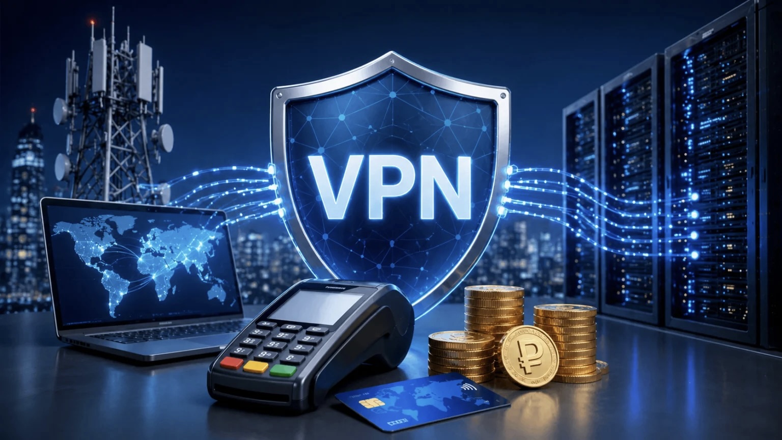 Терминал для оплаты VPN-трафика